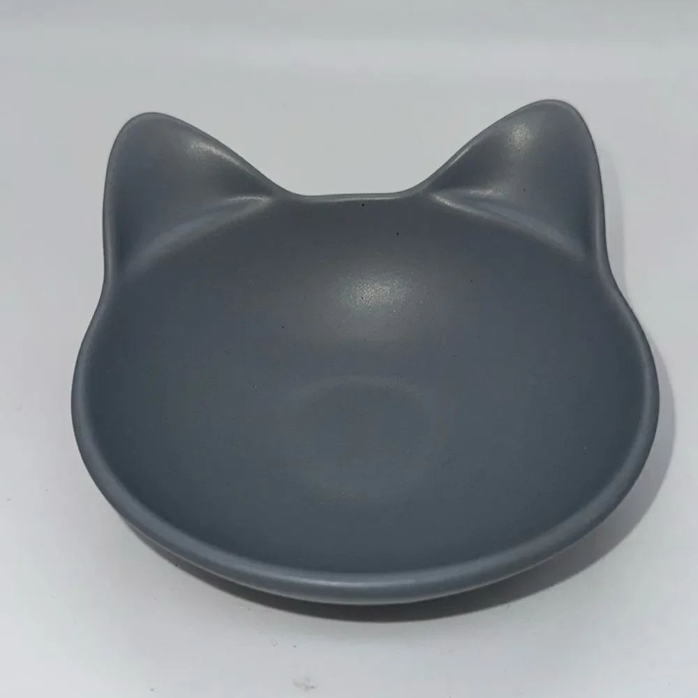 Stoneware Kitty Food/Bowl